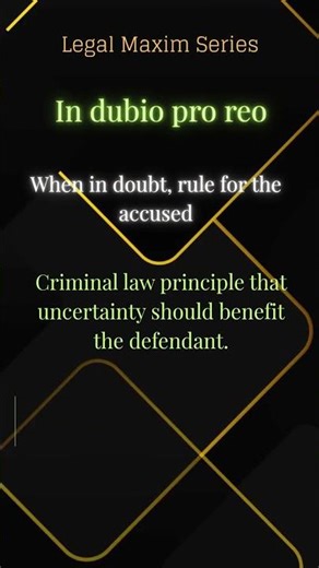 In dubio pro reo | Explained Simply | Pro Bono Legal Ed