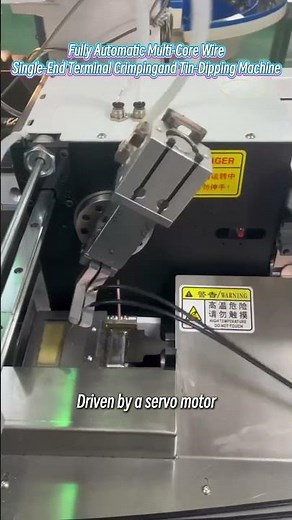 【TR-HTX01】Fully Automatic Multi-Core Wire Single-End Terminal Crimping and Tin-Dipping Machine