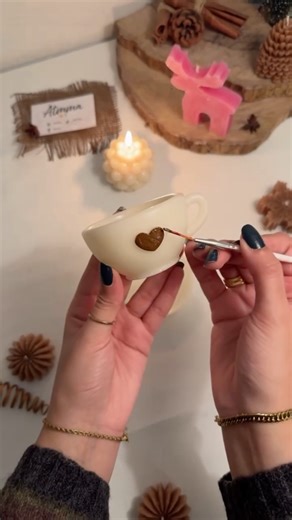 ‎شموع عَتّمه🕯️‎ on Instagram‎: "Designed to look like a real coffee cup, but it’s completely made of wax, even the mug☕️🤎✨🕯️🤩 Special Order💌 Dm to order • • • • • #candle #candles #شموع #شمع #handmade"‎