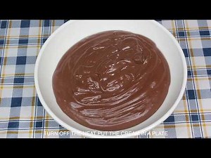 HOW TO MAKE CHOCOLATE PASTRY CREAM - HOW TO MAKE CHOCOLATE CUSTARD