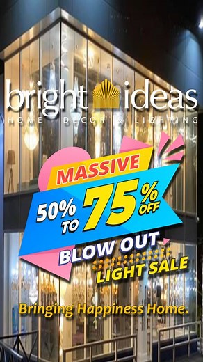 52K views · 351 reactions | Bright Ideas MASSIVE Lighting Sale BEGINS!✨️ Don't miss out on the Bright Ideas lighting sale, selected Crystal and Antique Chandeliers, as well as wall lights, are now 50 to 75% OFF! Hurry, these incredible savings won't last long! Shop now and bring a touch of elegance to every room. #chandelier #salesalesale #savings #lightingdecor #lighting #walllights #sale #shopandsave #shopnow #BrightIdeas #BringingHappinessHome | Bright Ideas | Facebook