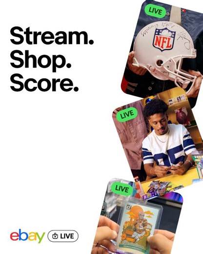 It’s the pregame before the big game 🔥 We’re popping up across The Bay Area with exclusive streams, featuring celeb guests, rare collectibles, and epic finds for every fan. Set a reminder to catch all the action on eBay Live: https://ebay.to/3ZejZ2b | eBay