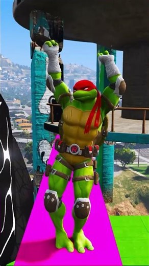 GTA V Epic New Stunt Race For Car Racing Challenge by Quad Bike Cars & Motorcycle Spider-Man Shark