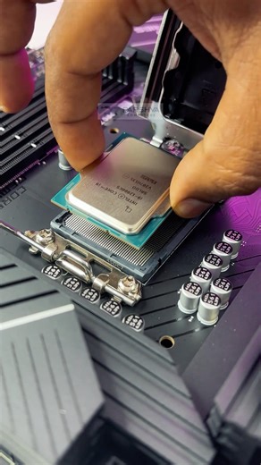 Intel i9 12900ks CPU installation #shorts