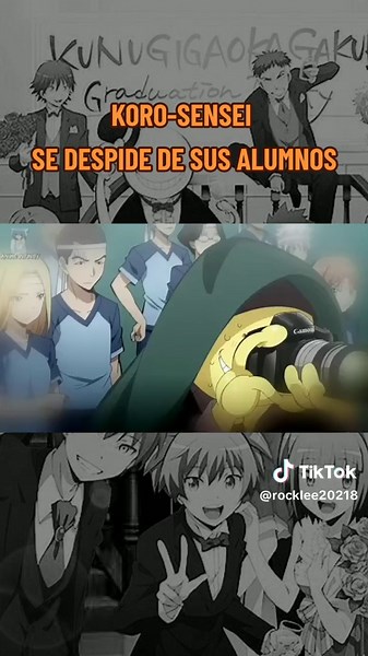 Despedida Emotiva de Koro Sensei a sus Alumnos