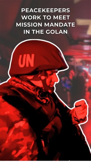 The role of peacekeepers in the UN Disengagement Observer Force (UNDOF) in Golan is to: 🔵 De-conflict 🔵 Avoid escalation 🔵 Observe, monitor and report on violations to the 1974 Disengagement of Forces Agreement After an extensive visit to the region, Under-Secretary for Peace Operations Jean-Pierre Lacroix warned of rising threats to Blue Helmets in the Middle East. More details ➡️ https://peacekeeping.un.org/en/peacekeeping-lacroix-warns-of-rising-threats-to-blue-helmets-middle-east | United
