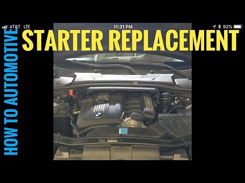How to Replace a Starter on a 2008 BMW 328i (N52)