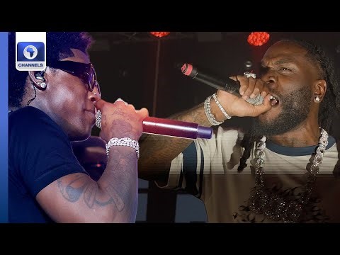 Burna Boy Makes Surprise Appearance At Shallipopi's Iconiq Fest