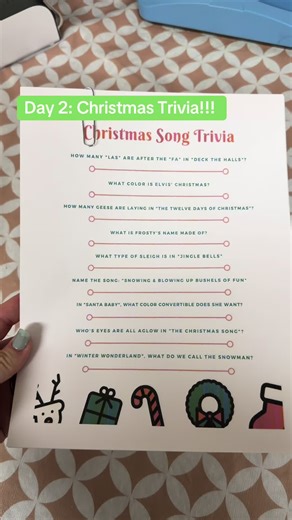 December 2: today was Christmas trivia day!! 🎄 #christmastiktok #christmascountdown #christmastrivia