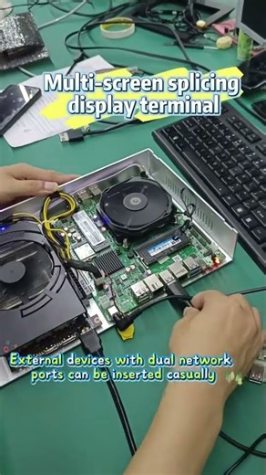 Multi-screen display splicing terminal
