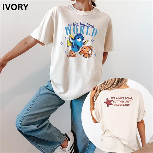 Finding Nemo Epcot Ride Shirt, in the Big Blue World Shirt, Marlin and Dory Shirt, Disney World Tee, Epcot Shirt, Vacation Shirt - Etsy Canada