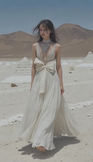Model walk in desert:) #model #walk #aiart | Runway & Nature