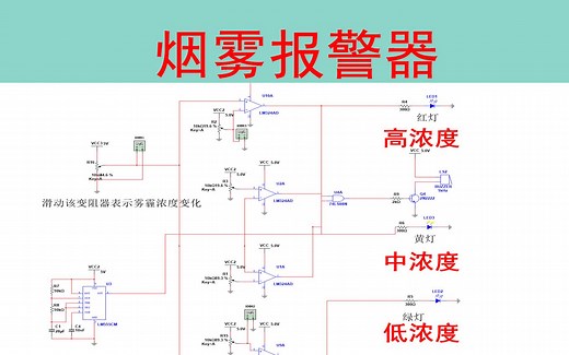 【精品资料】烟雾报警器multisim仿真（含仿真和报告)