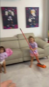 Mom finds baby cleaning then this happens #shorts