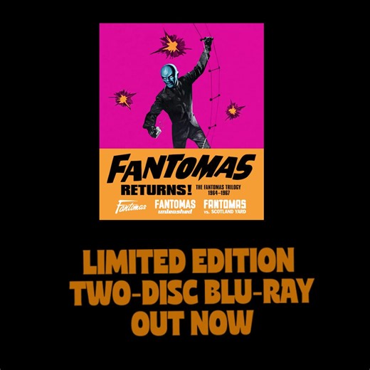 24K views · 293 reactions | A genre mash-up of crime pulp, caper comedy and ‘60s spy... FANTÔMAS RETURNS! THE FANTÔMAS TRILOGY 1964–67 is available now on Blu-ray for the first time on home video in the UK as part of The Masters of Cinema Series https://buff.ly/DQxPAUV #limitededition | Eureka Entertainment | Facebook