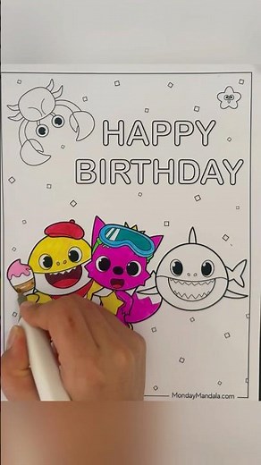 Coloring Baby Shark | Coloring Page