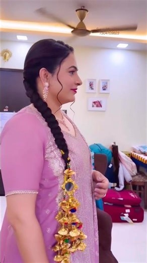 Sophisticated Punjabi Look ✨ | Makeup + Paranda Hairstyle for Prabjyot