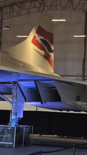 CLOSE UP British Airways Concorde in the Manchester museum #shorts