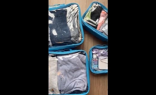 Best clear packing cubes for travel | EzPacking