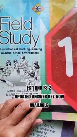 FS 1 and FS 2 soft copy with updated answer key still available ... dm me for details 👩‍🏫 #fieldstudy1and2 #fypppp #creatorsearchinsights
