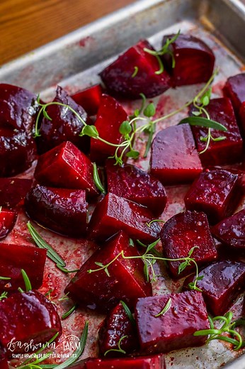Sweet & Savory Balsamic Roasted Beets-Ready in Under an Hour!• Longbourn Farm