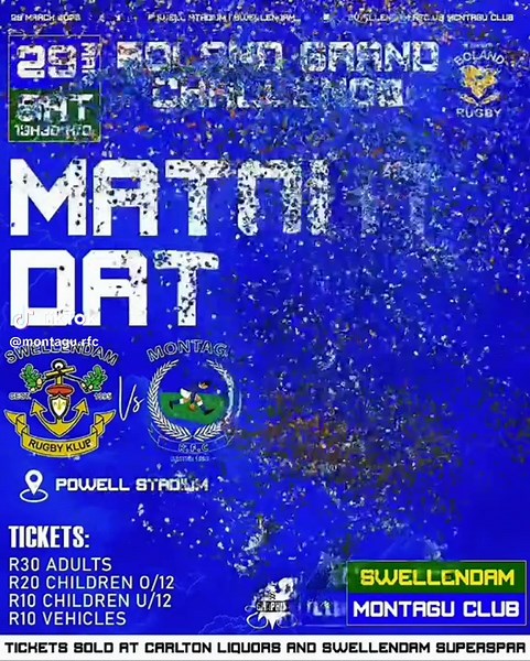 Swellendam RFC vs Montagu Club RFC: Match Preview