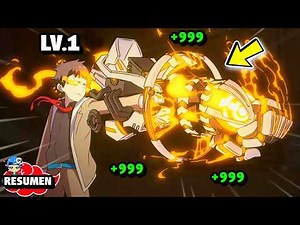 🔶️ Era un CHICO DEBIL, hasta que despierta un PODER IMPARABLE con un BRAZO ALIEN - Anime Resumen