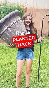 3.9M views · 23K reactions | Double planter hack to brighten up the back patio 華 #pottedplants #pottinghacks #gardentips #outdoordecor #weallplantthings | nikkiplantsthings | Facebook