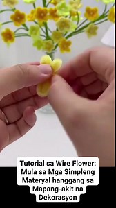 Tutorial sa Wire Flower: Mula sa Mga Simpleng Materyal hanggang sa Mapang-akit na Dekorasyon | Fresh Graduate.id