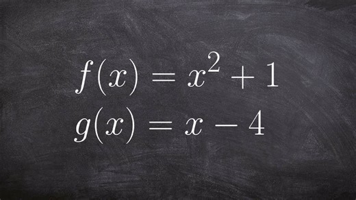 The Composition of Two Functions and then Evaluate