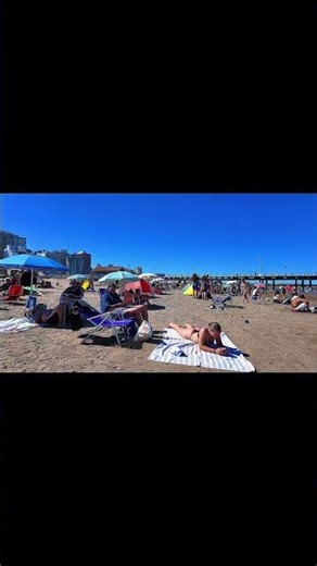 🇦🇷 Beach Walk, Mar del Plata, Argentina #shorts
