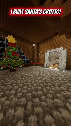 I Built Santa’s Grotto … IN MINECRAFT! #minecraft
