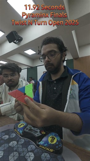 11.92 Seconds in Pyraminx Finals at Twist N Turn Open 2025 #viral #rubikscube #youtubeshorts#art#fyp