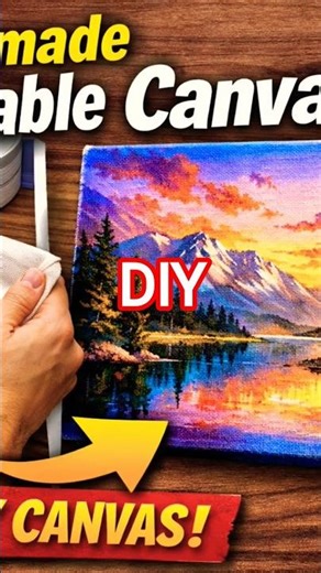 😍“Stop Buying Canvas! Make This Stretchable Canvas at Home in Minutes”