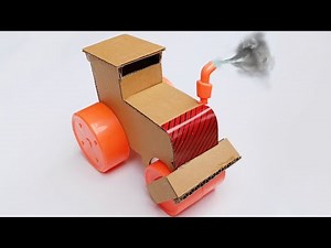 How To Make How Road Rollar from Cardboard diy | Made At Home