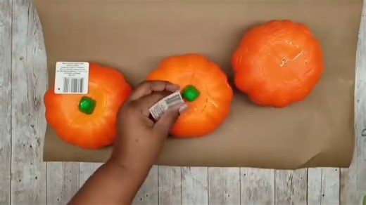 Foam Pumpkin Crafts in three different ways! So fun to experiment with different textures! | She So CraftDee