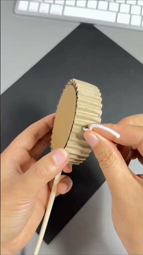DIY - How to Craft a Rattle Drum with Cardboard