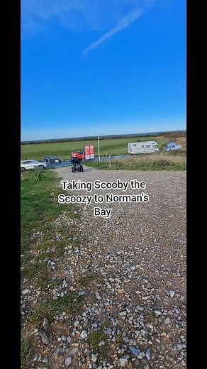 Taking Scooby the Scoozy out for some sea air. After two days of MS kicking my butt, its good to get out for some sea air. Hope you are all having a good weekend? #mslife #getoutside #calm #breathe #goodmentalhealthpractice #scoozy #adventures | The Adventures of Max