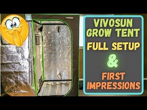 Vivosun Grow Tent Setup, Assembly & Review 3x3 First Impressions: Best Low Cost Budget Grow Tent?
