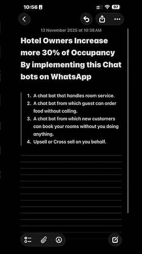 Whatsapp Chat Bot for Hotels #hotel #hotelmanagement