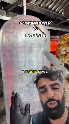 here is the difference between a German Doner and a UK Doner. this is why the Doner in Germany is just Elite on a different level. why is the quality in the UK so poor? do you agree or disagree?? #doner #donerkebab #germany