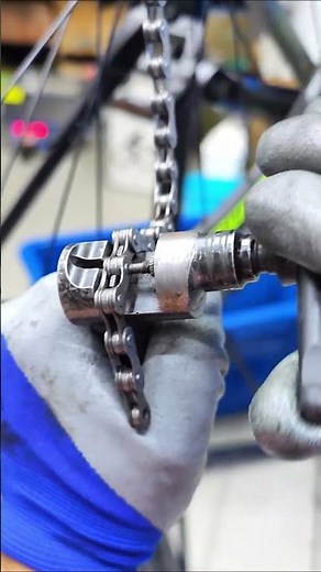 How to properly install and shorten a bicycle chain.