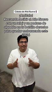 500K views · 3.9K reactions | Ritual de Año Nuevo para quedar embarazada, etiquétalos y sígueme #ritual #mamaprimeriza #embarazo #novios #enamorados | El Chico de las Fechas | Facebook