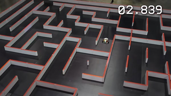 Watch a tiny robot solve a maze in just 6 seconds