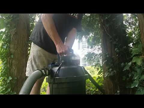 How to backwash the Oase FiltoClear pond filter.