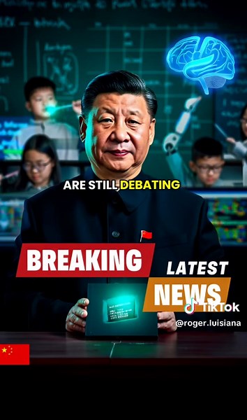 China educates its children to learn how to manage artificial intelligence and dominate the world. #china #technology #future #cyber #robot breaking news today's news about immigration in the USA 2025 live states york