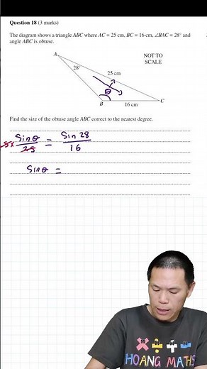 Finding the Obtuse Angle of a Triangle
