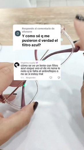 Cómo identificar si tus lentes tienen filtro azul