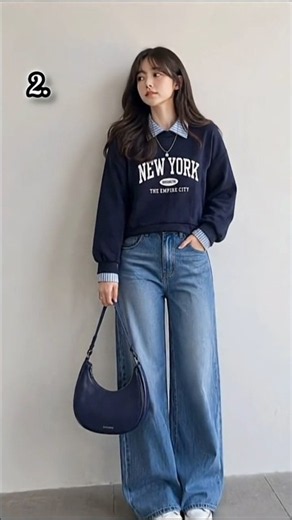 POV: 5 best jeans outfit for college girls🌷✨ #ootd #ootdguide #song #cute