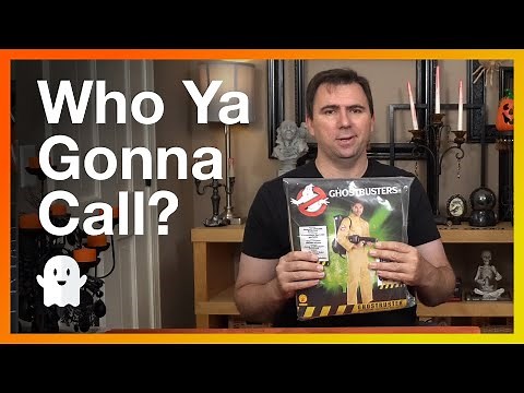 Rubies Ghostbusters Costume with Inflatable Proton Pack - Unboxing and Review